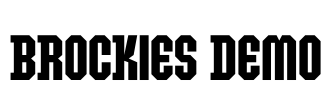 Brockies Demo Font Image