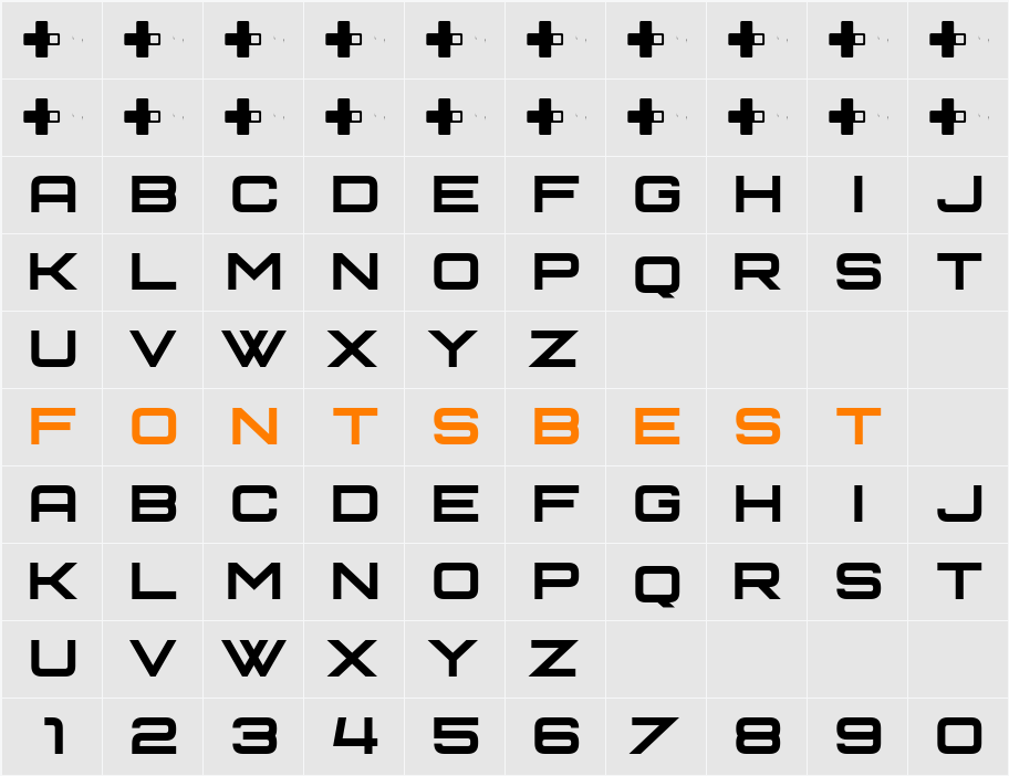 Telematic Character Map
