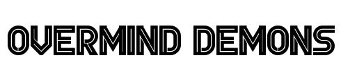Overmind Demons Font Image