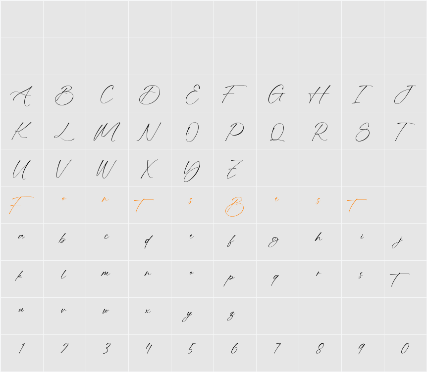 Normal Character Map