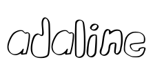 Adaline Font Image