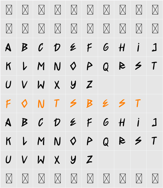 Black Stones Character Map