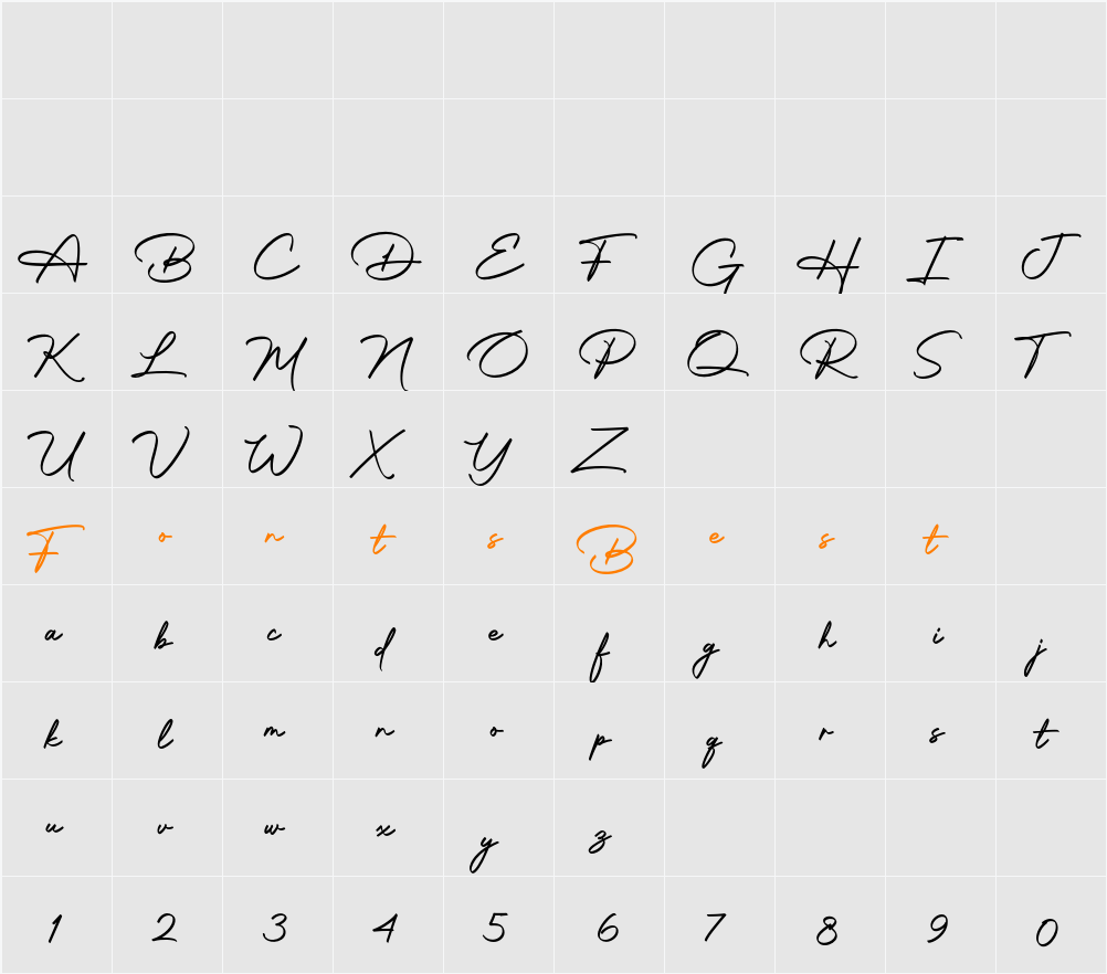Brotherland Signature Character Map