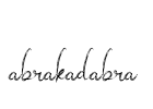 abrakadabra Font Image