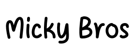 Micky Bros Font Image