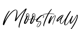 Moostnaly Font Image