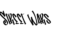 Street Wars Font Image