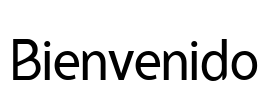 Bienvenido Font Image