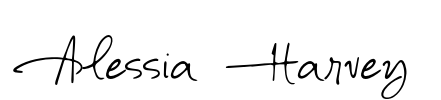 Alessia Harvey  Font Image