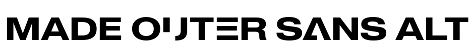 MADE Outer Sans Alt