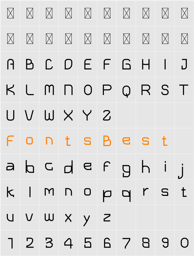 Axelo Character Map