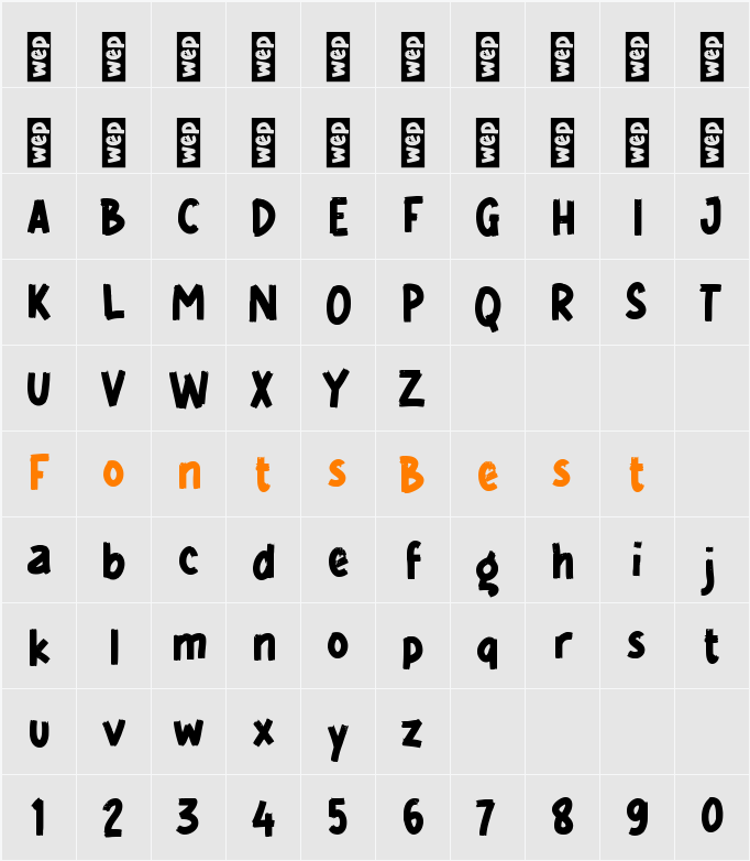 g Gempur Character Map