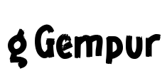 g Gempur Font Image