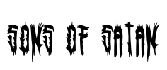 Sons of Satan Font Image
