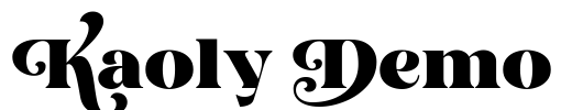Kaoly Demo Font Image