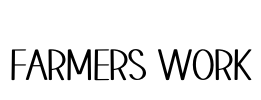 FARMERS WORK Font Image