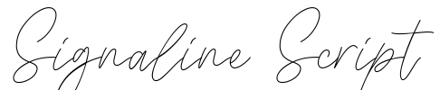 Signaline Script Font Image