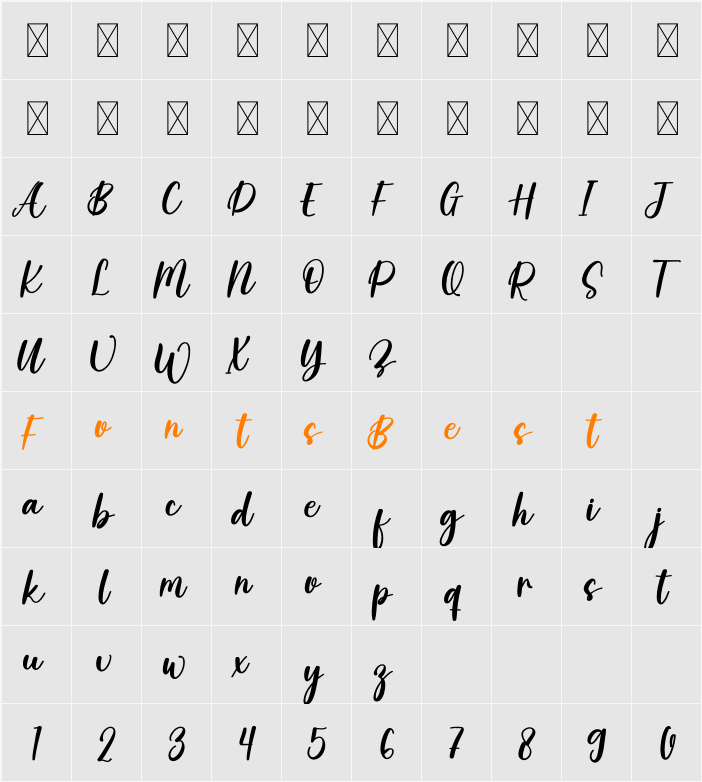 Always Character Map