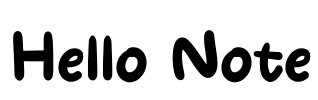 Hello Note