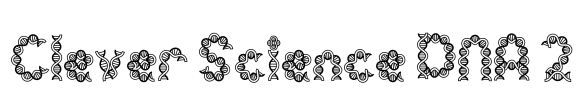 Clever Science DNA 2 Font Image