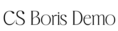CS Boris Demo Font Image
