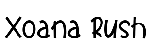 Xoana Rush Font Image