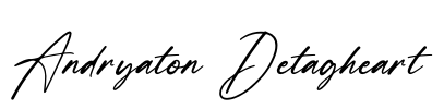 Andryaton Detagheart Font Image