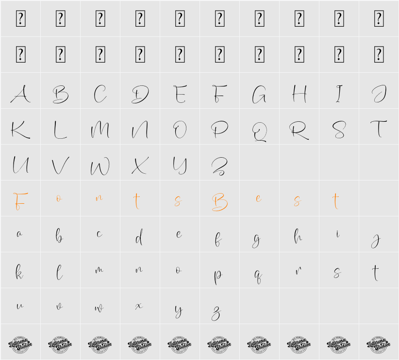Moment Capture DEMO VERSION Character Map