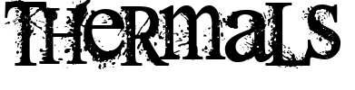 Thermals Font Image
