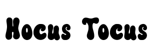 Hocus Tocus Font Image