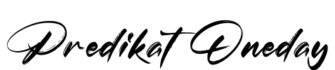 Predikat Oneday Font Image