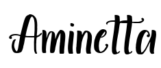 Aminetta Font Image