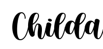 Childa Font Image