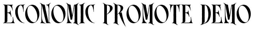 ECONOMIC PROMOTE DEMO Font Image