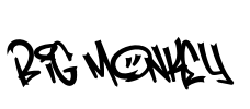 BIG MONKEY Font Image