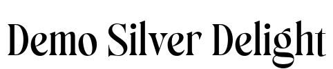 Demo Silver Delight Font Image