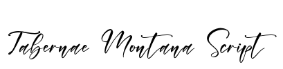 Tabernae Montana Script