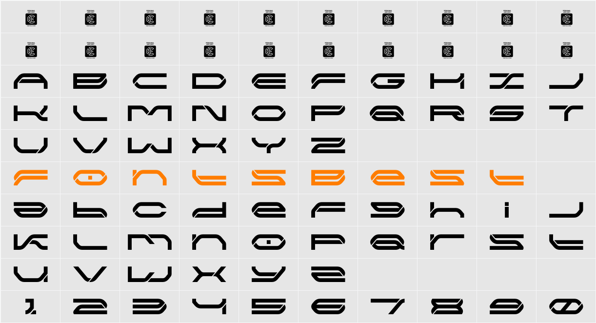 NCL Kemgor Demo Character Map