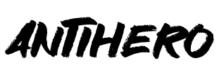 Antihero Font Image