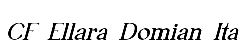 CF Ellara Domian Ita Font Image