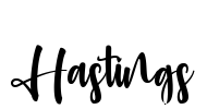 Hastings Font Image