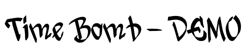 Time Bomb - DEMO Font Image
