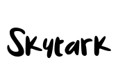 Skytark Font Image