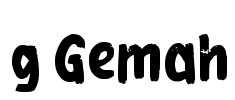 g Gemah Font Image