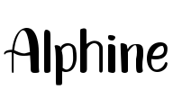 Alphine Font Image