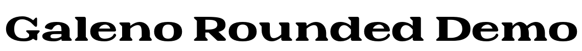 Galeno Rounded Demo Font Image
