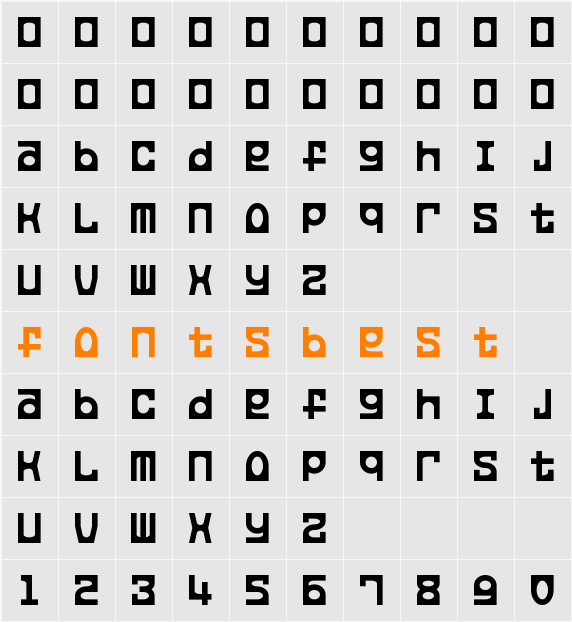 Leporid Character Map
