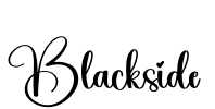 Blackside Font Image
