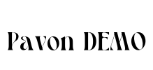 Pavon DEMO Font Image