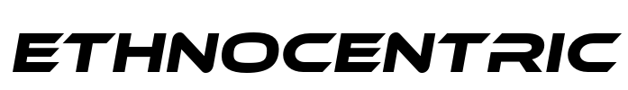 Ethnocentric Font Image